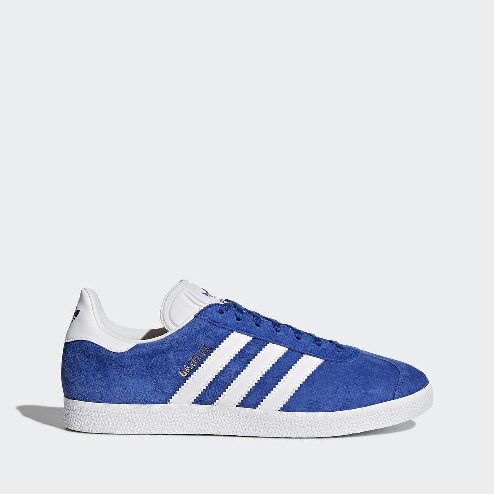 Adidas Gazelle - Originals γυναικεια - Μπλε Ρουά/Ασπρα/Χρυσο Χρωμα Μεταλλικός,Μέγεθος: EU 36 – 54 2/